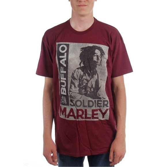 BOB MARLEY - MENS BUFFALO SOLDIER T-SHIRT SIZE EXTRA LARGE - Picture 1 of 6